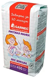 Рисовая крупа ГАРНЕЦ манка м/у 450г