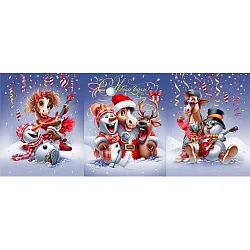 Полотенце кухонное ЛАГУНА-М Конфетти 45*60см рогожка арт.ПВМЛ13439-1