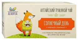 Чай АЛТАЙВИТА Солнечный день травяной 10пак пирамидки