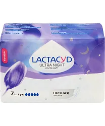 Прокладки ЛАКТАЦИД Ультра найт 7шт