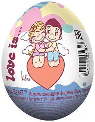 Яйцо шоколадное СЛАДКАЯ СКАЗКА Лав из 20г