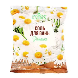 Соль для ванн ЛАБОРАТОРИЯ КАТРИН Ромашка 500г