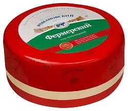 Сыр РОМАНОВСКИЙ Фермерский бзмж 50% 400г