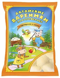 Вареники МЯСНАЯ ТЕЛЕЖКА Алтайские с картофелем и луком 1кг