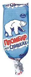 Мороженое СЛАВИЦА Пломбир на сливках бзмж 80г