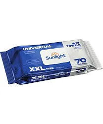 Влажные полотенца САНЛАЙТ Универсал XXL 70шт