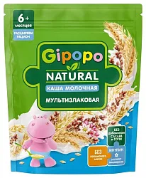 Каша ГИПОПО мультизлаковая молочная бзмж м/у 180г