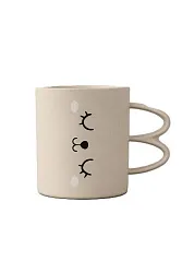 Кружка МИЛОТА Спящий кролик белая арт.6149-02