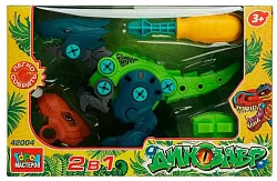 Конструктор ГОРОД МАСТЕРОВ Динозавр с отверткой арт.42004-KY