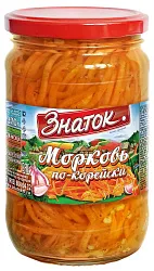 Салат ЗНАТОК Морковь по-корейски ст/б 370г