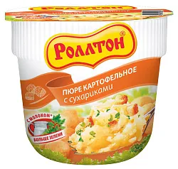 Картофельное пюре б/п РОЛЛТОН с сухарями 40г