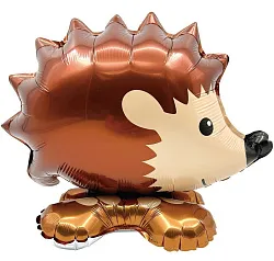 Шар ВЕСЕЛАЯ ЗАТЕЯ фольгированный 3D фигура мини на подставке 1шт