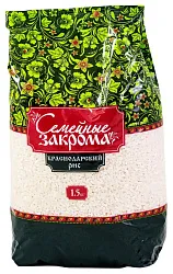 Рис СЕМЕЙНЫЕ ЗАКРОМА круглозерный м/у 1500г