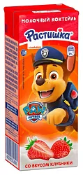 Коктейль молочный РАСТИШКА клубника бзмж 2% 210мл
