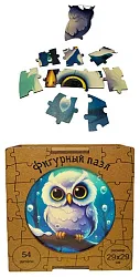 Пазл фигурный АПИЛКА Фантазия Совенок арт.ДП03