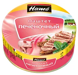 Паштет ХАМЕ  печеночный ж/б 117г