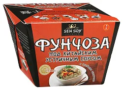 Фунчоза СЭН СОЙ под китайским устричным соусом с грибами шиитаке 125г