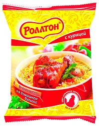 Лапша б/п РОЛЛТОН курица 60г