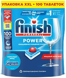 Таблетки для ПММ ФИНИШ Пауэр Олл Ин Ван 100шт
