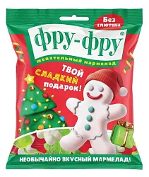 Мармелад жевательный ФРУ-ФРУ Новогодний микс 80г