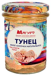 Тунец МАГУРО филе кусочки натуральный ст/б 200г