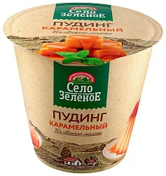 Пудинг СЕЛО ЗЕЛЕНОЕ карамельный бзмж 3% 120г