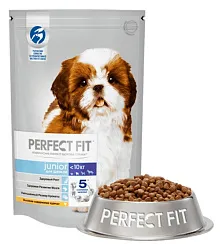 Корм для щенков ПЕРФЕКТ ФИТ с курицей для мелких и миниатюрных пород 500г