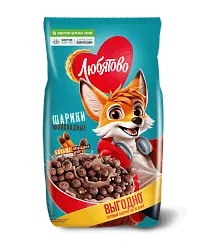 Завтрак ЛЮБЯТОВО Шарики шоколадные м/у 500