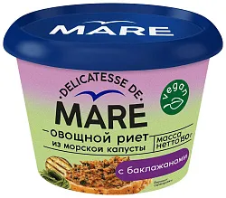 Риет МАРЕ овощной из морской капусты с баклажанами 150г