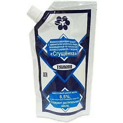 Молочный продукт ТЯЖИН бзмж 8.5% д/пак 260г