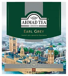 Чай АХМАД Эрл Грей черный 100пак