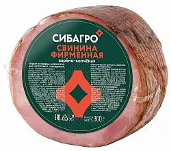 Свинина СИБАГРО Фирменная в/к в/у 300г