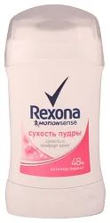 Дезодорант РЕКСОНА Сухость пудры женский стик 40мл