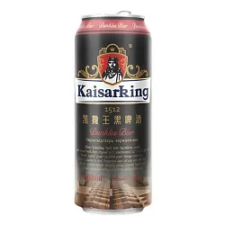 Пиво КАЙЗЕР Кинг Стоут темное фильтрованное пастер 4.5% ж/б 0.5л