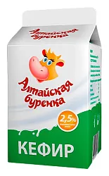 Кефир АЛТАЙСКАЯ БУРЕНКА бзмж 2.5% т/пак 450г