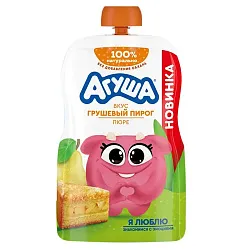 Пюре АГУША грушевый пирог 80г