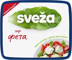 Сыр рассольный СВЕЖА Фета нежная бзмж 40% 250г