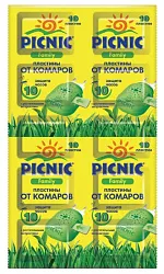 Пластины ПИКНИК Фэмили от комаров 10шт
