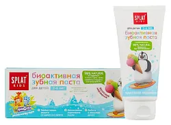 Зубная паста детская СПЛАТ Кидс Фруктовое мороженое от 2 до 6 лет
