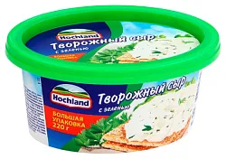 Сыр творожный ХОХЛАНД с зеленью бзмж 60% 220г