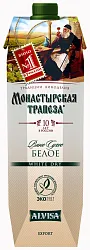 Вино МОНАСТЫРСКАЯ ТРАПЕЗА белое сух 10-12% т/пак 1л