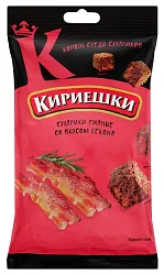 Сухарики ржаные КИРИЕШКИ Мега бекон 100г