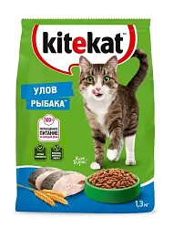 Корм для кошек КИТЕКЕТ Улов рыбака 1.3кг
