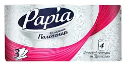 Бумажные полотенца ПАПИА 3сл 4рул