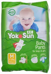 Подгузники-трусики ЙОКОСАН Эко 6-10кг 14шт