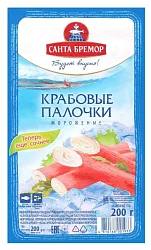 Крабовые палочки САНТА БРЕМОР с/м 200г
