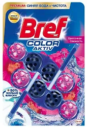 Туалетный блок БРЕФ Колор актив цветочная свежесть 2шт