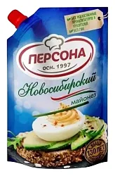 Майонез ПЕРСОНА Новосибирский д/пак 600мл
