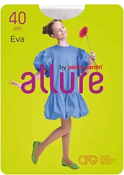 Колготки детские АЛЛЮР Ева белые р.134-140