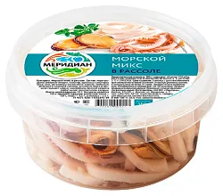 Морской микс МЕРИДИАН в рассоле 180г